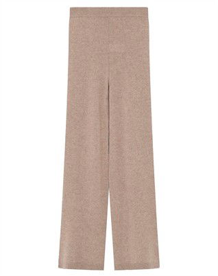 Nevin Medium Soft Wool Bukser - Beige Melange